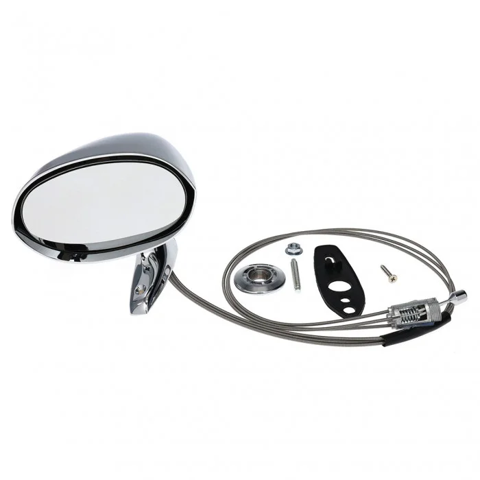 Outside Mirror - Sport Style - Chrome - Remote - LH - Dodge