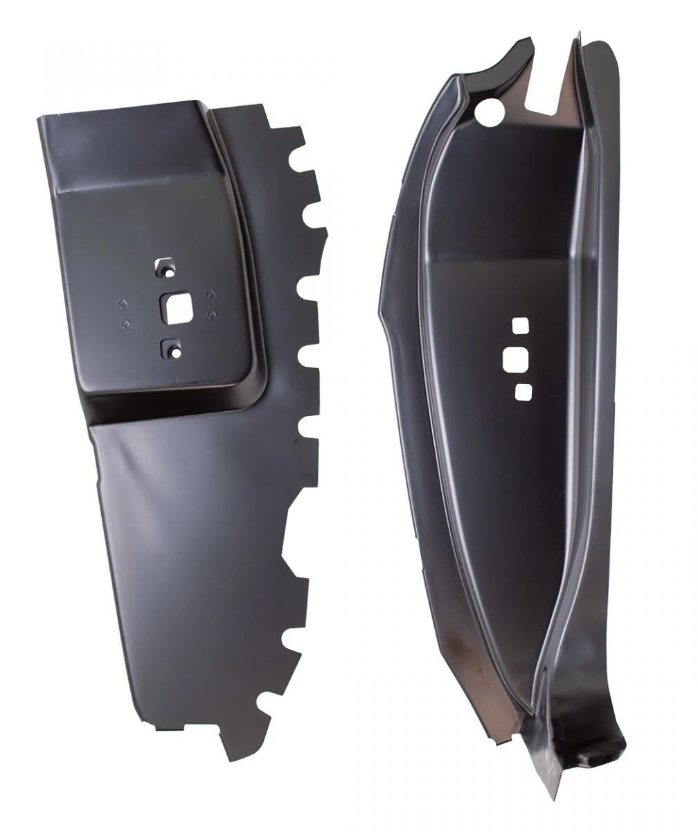 Door Jamb Lock Pillar w/ Reinforcement - RH - 68-69 Fairlane