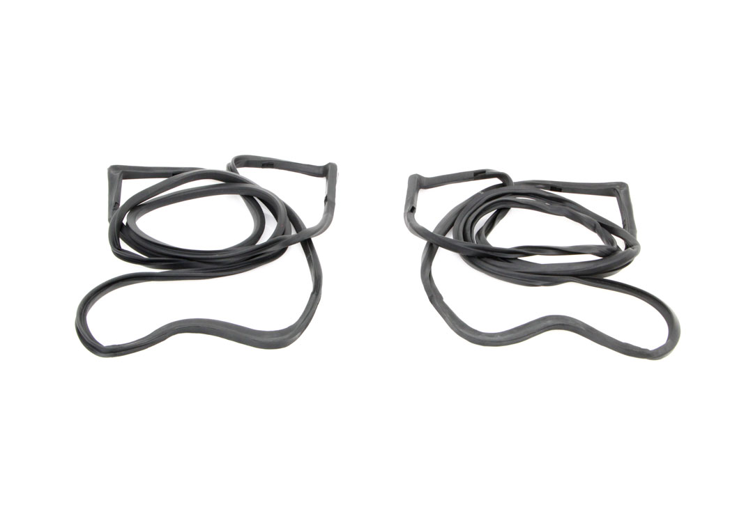 BB5Z7825324B LH& RH Rear Door Weatherstrip Seal With Clips Driver Side