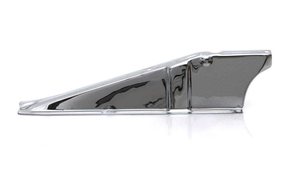 Radiator Core Support Upper Baffle - RH - Chrome - 60-66 Chevy GMC C/K ...